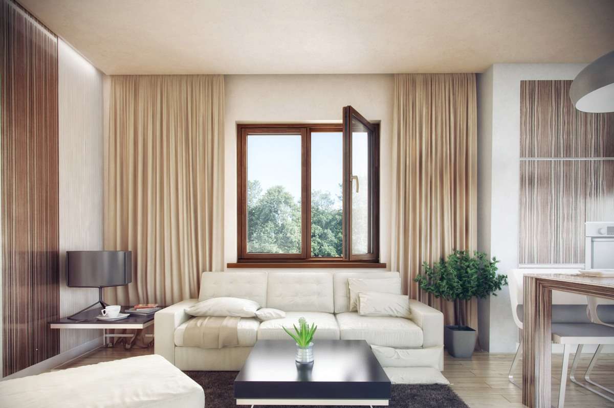 Okna drewniane - Duoline - 68,78,88, z przekrojem